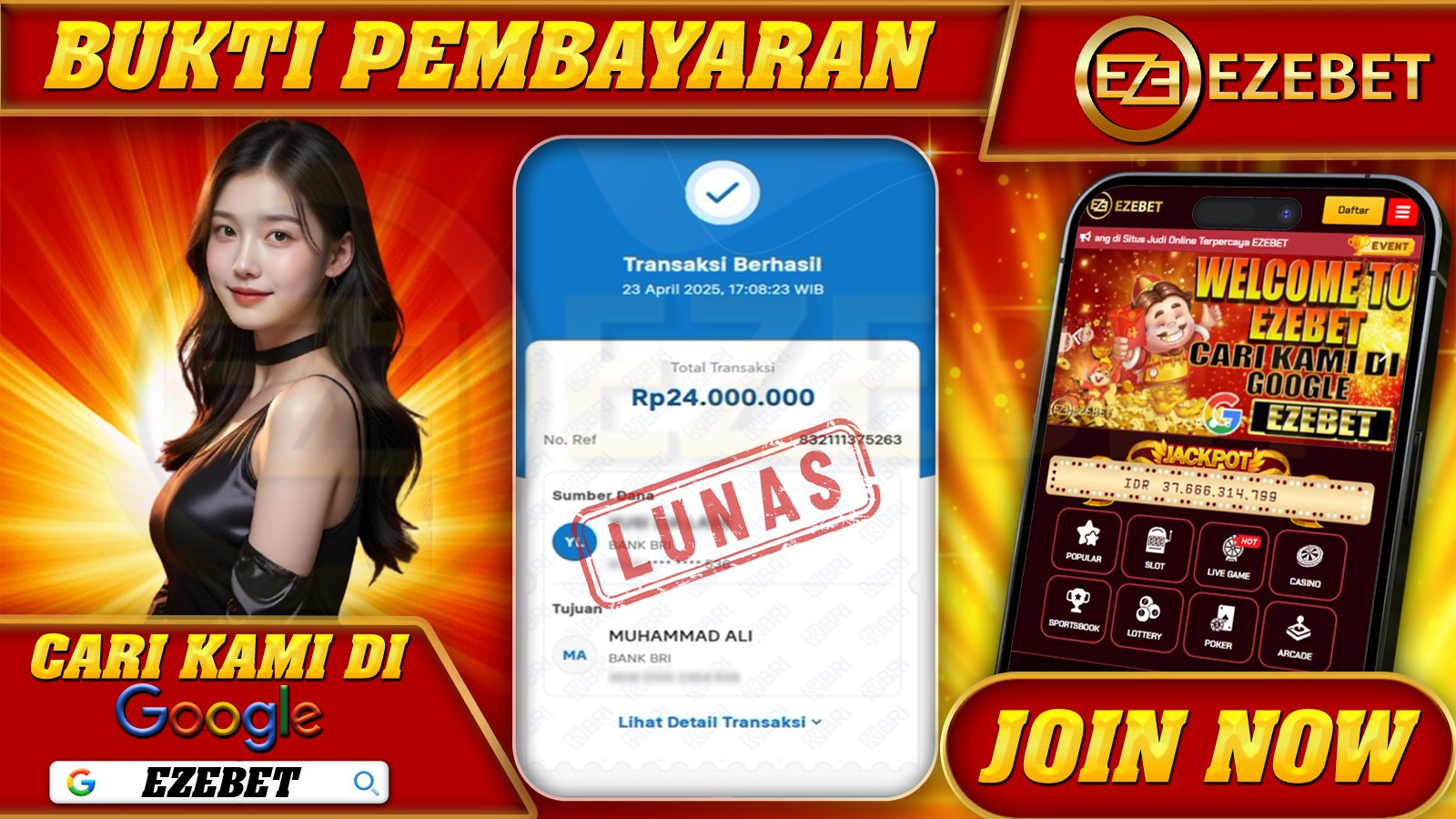 EZEBET KEMENANGAN MEMBER SLOT GAME MUSEUM MYSTERY Rp. 24.000.000,- LUNAS