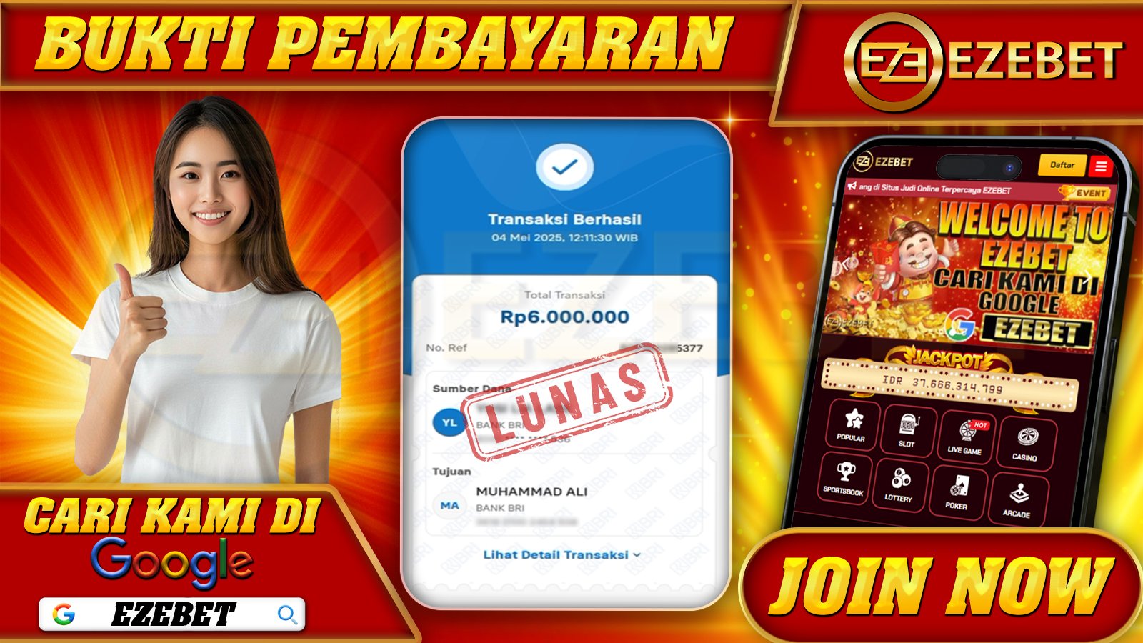 EZEBET KEMENANGAN MEMBER SLOT GAMES MUSEUM MYSTERY Rp. 6.000.000,- LUNAS