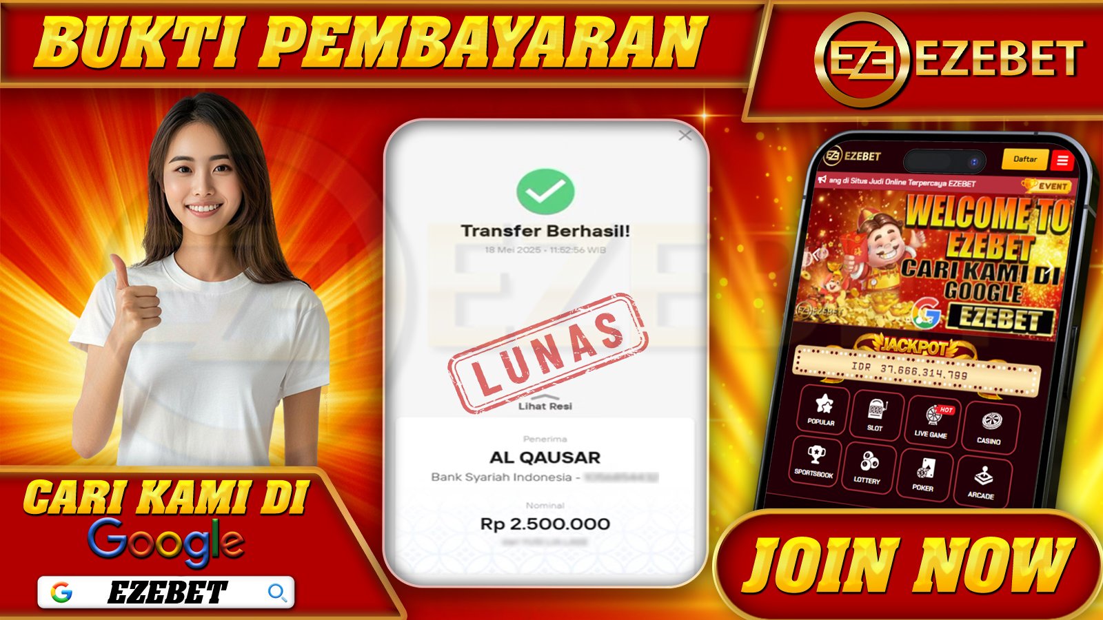 EZEBET KEMENANGAN MEMBER SLOT GAMES WILD BOUNTY SHOWDOWN Rp. 2.500.000,- LUNAS