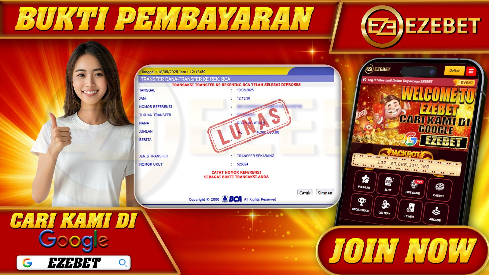 EZEBET KEMENANGAN MEMBER SLOT GAMES STARLIGHT PRINCESS 1000 Rp. 4.300.000,- LUNAS