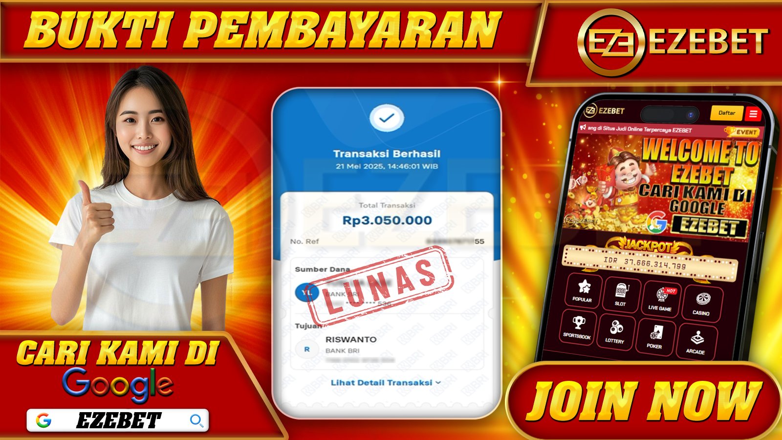 EZEBET KEMENANGAN MEMBER SLOT GAMES GATES OF OLYMPUS 1000 Rp. 3.050.000,- LUNAS