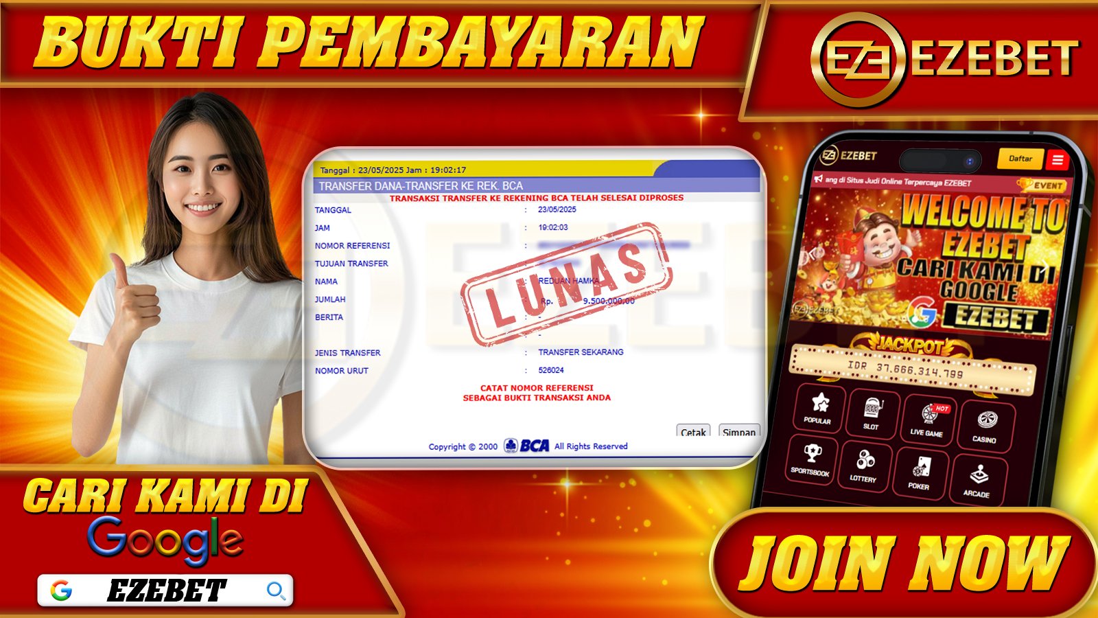 EZEBET KEMENANGAN MEMBER SLOT GAMES DANCING FEVER Rp. 9.500.000,- LUNAS