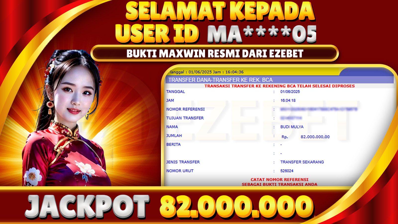 EZEBET KEMENANGAN MEMBER SLOT GAMES DANCING FEVER Rp. 82.000.000,- LUNAS