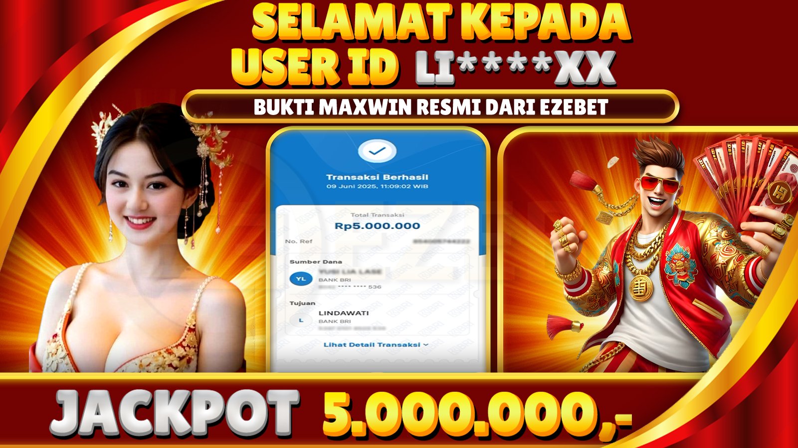 EZEBET KEMENANGAN MEMBER SLOT GAMES MUSEUM MYSTERY Rp. 5.000.000,- LUNAS