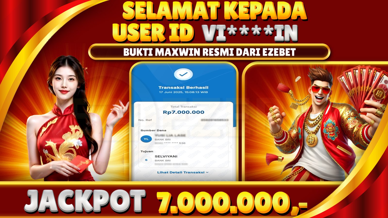 EZEBET KEMENANGAN MEMBER SLOT GAMES FORTUNE DRAGON Rp. 7.000.000,- LUNAS