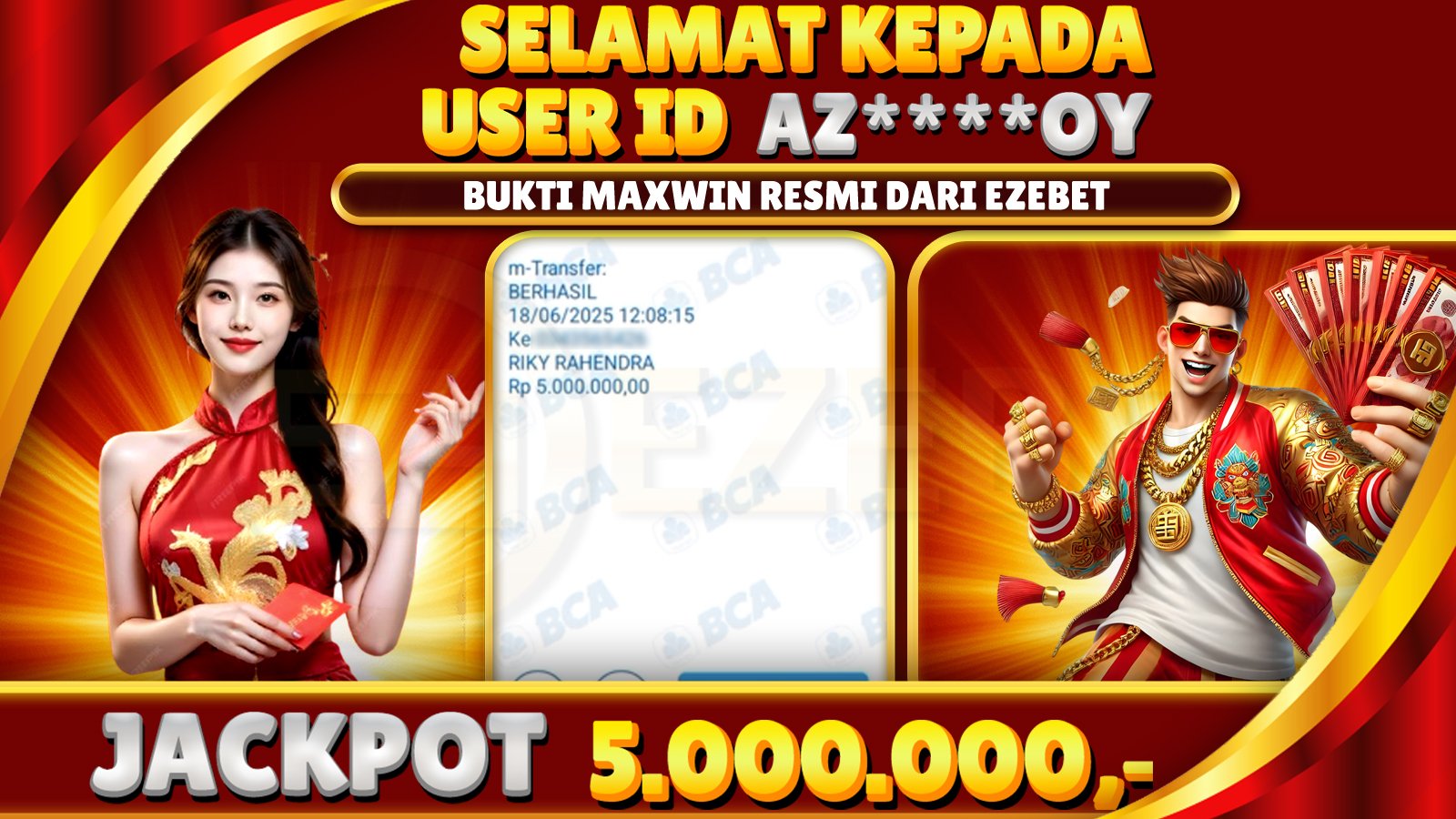 EZEBET KEMENANGAN MEMBER SLOT GAMES MAHJONG WAYS2 Rp. 5.000.000,- LUNAS
